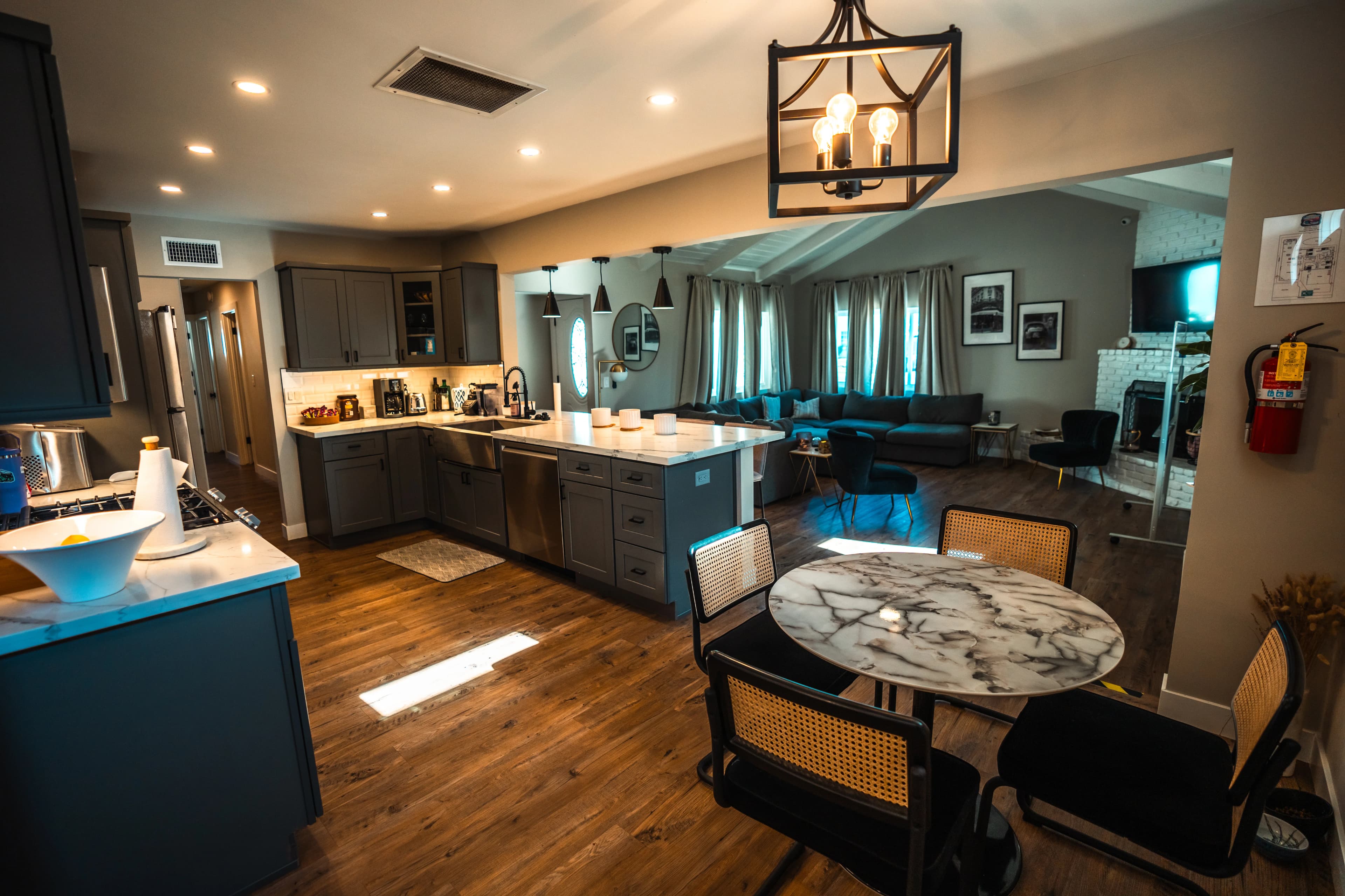 Modern facility reception area